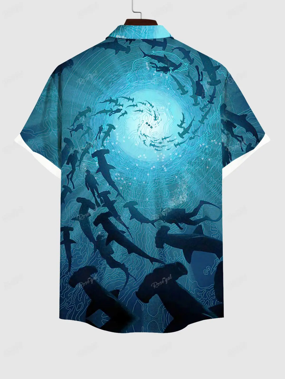 Print Plus Size Matching Hawaii Beach Outfit For Couple платье женское платье женское Spiral Diver Fish Ombre Seabed