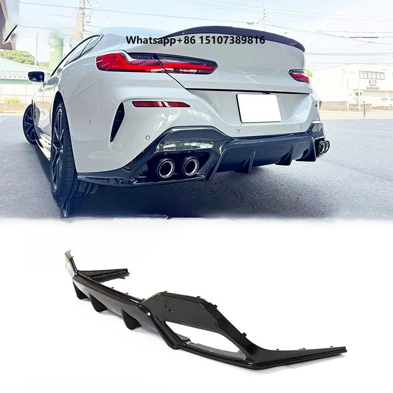 Manufacture Car Accessories Carbon Fiber Rear Lip Diffuser Rear Splitter for 8 Series G14 G15 G16