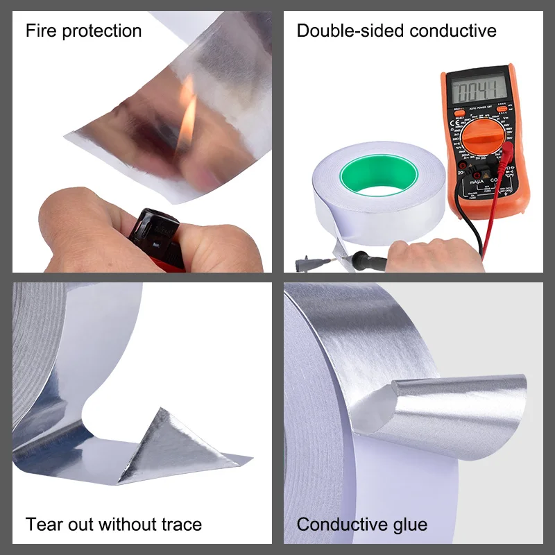 Bancs de réparation de tuyaux en plastique à double conducteur, ruban d'aluminium, blindage électromagnétique, étanchéité