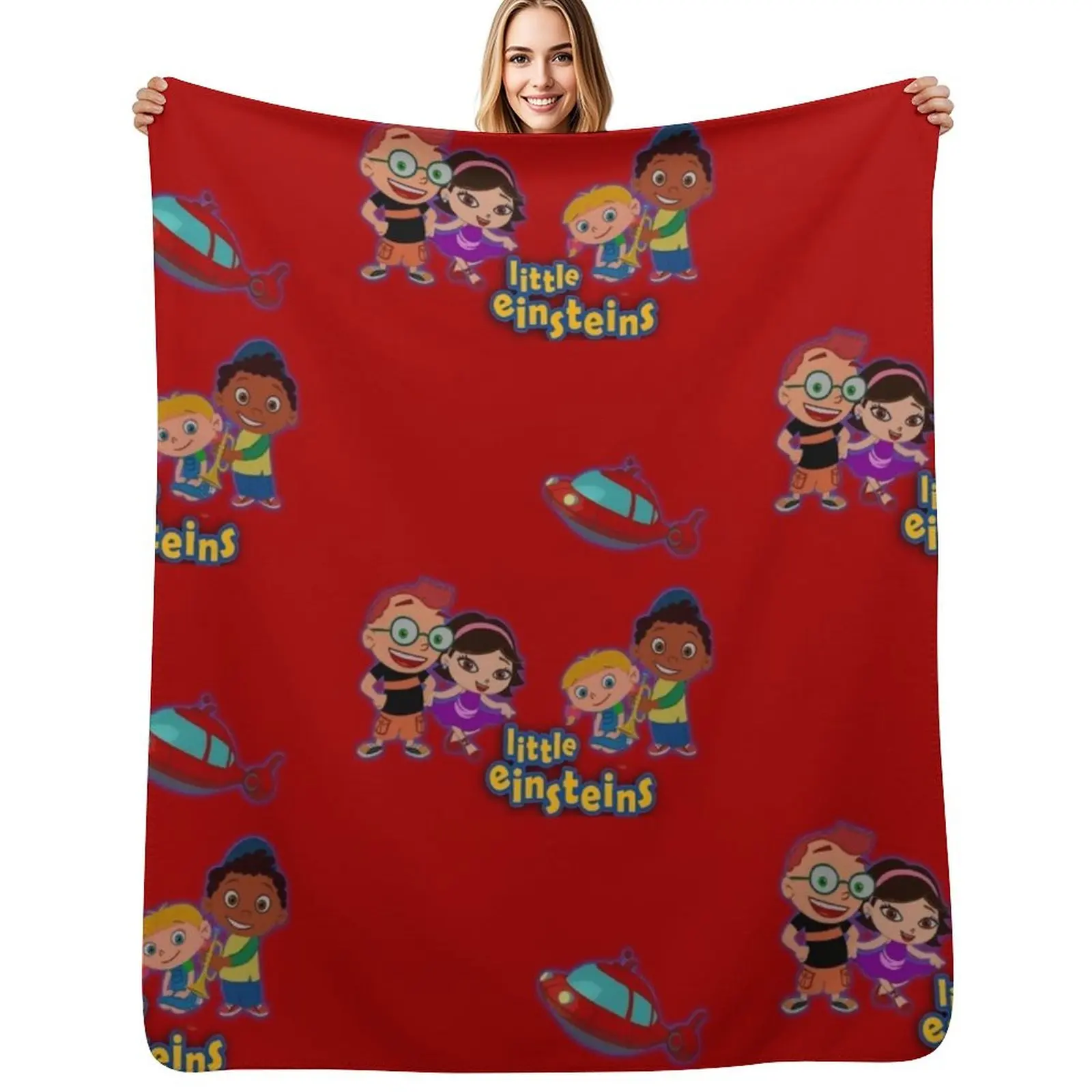 

little einsteins appreciation Throw Blanket Plush Fuzzy Cozy Blanket for Couch Sofa