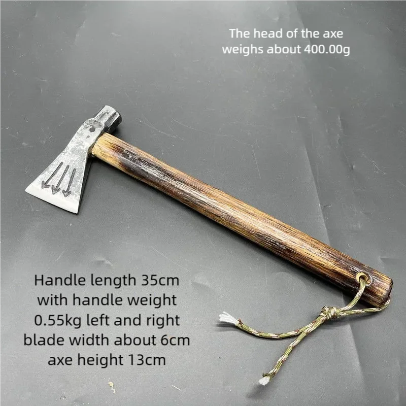 Forged Full Steel Axe - Butcher Axe, Boning Axe, Mini Axe, Horse Axe, Household & Carpentry Hand Axe