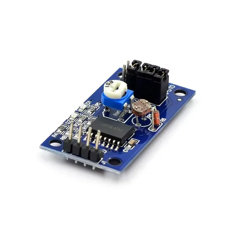 Módulo PCF8591 Módulo de conversão AD/DA Módulo de conversão A /D Coleção de iluminação de temperatura