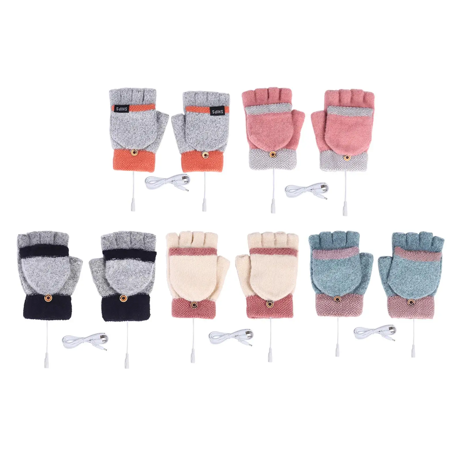 

Electric Heated Gloves Heating Mittens for Women for Working Skiing Fishing