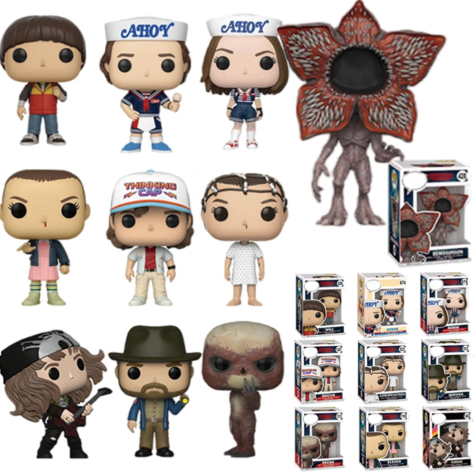 kawayi غريب الأشياء الشكل الفينيل الغراء الأولاد عمل الشكل الفينيل سطح المكتب زخرفة أرقام لعبة طفل عطلة/هدايا عيد الميلاد #1