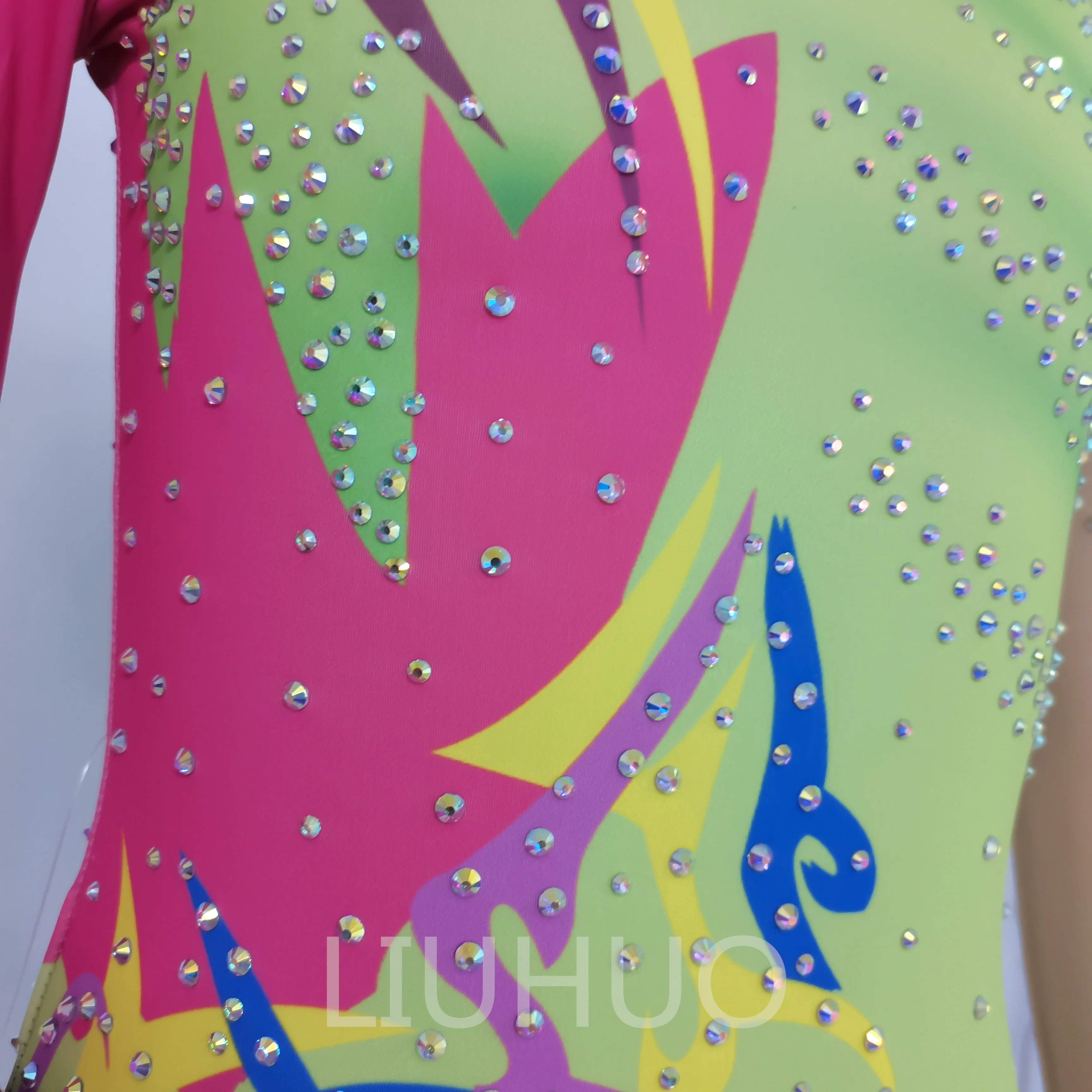 Gymnastic Dress Bodybuilding Competition Dress Female Children Performing Professional Gymnastic Dress