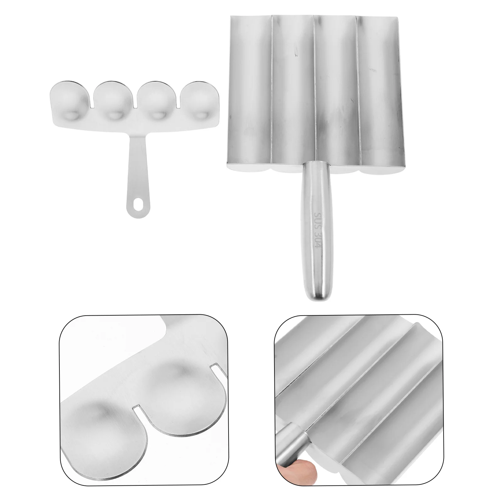 

Stainless Steel Meatball Maker Tool Quick Ball Mold For Home Kitchen Cooking Pastry Making Tools Portable