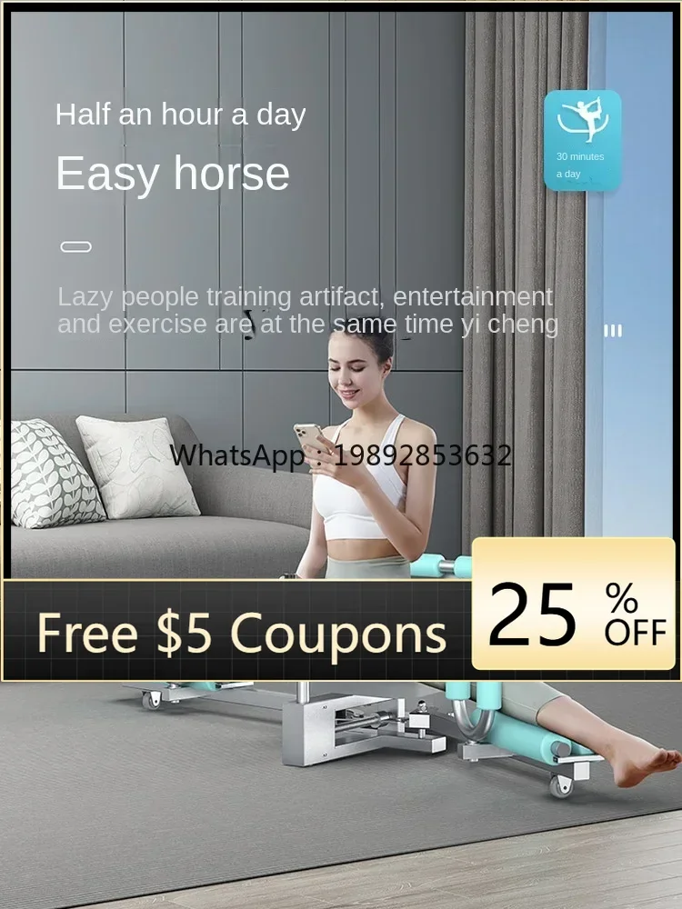 

AB Split Flexible Leg Opener Leg Press Aid Split One-Word Horse dominal Machine. Tensioner Leg Trainer