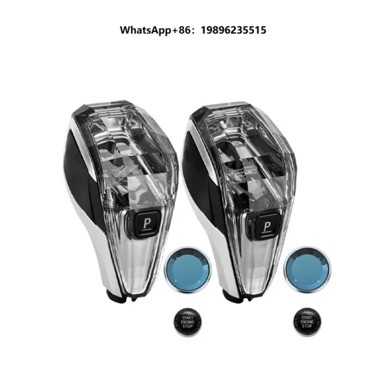 Crystal Gear Shift with Color Label Gear Head Three Piece and Handball Display