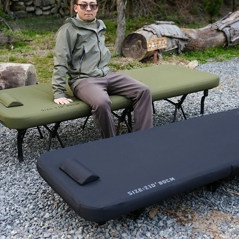 

Кровать для кемпинга на открытом воздухе: детская кроватка и надувной матрас с эластичным, приподнятым обратным дизайном