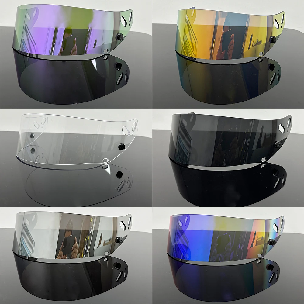 

For Arai GP-7 GP7 motorcycle accessories, helmet, rally and go kart racing face shields, silver plated red replacement goggles