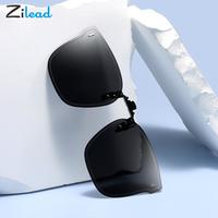 Zilead Polarized Sunglasses for Driving Fishing Women Men Flip Up Night Vision Outdoor UV400 Clip On Sun Glasses Discolored Gafa