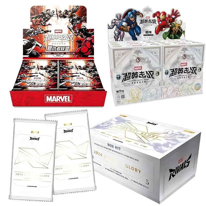 Cartes de combat Marvel authentiques Card.fun, pack booster Super British War, cartes à collectionner, cartes de personnages, jouet cadeau pour les fans