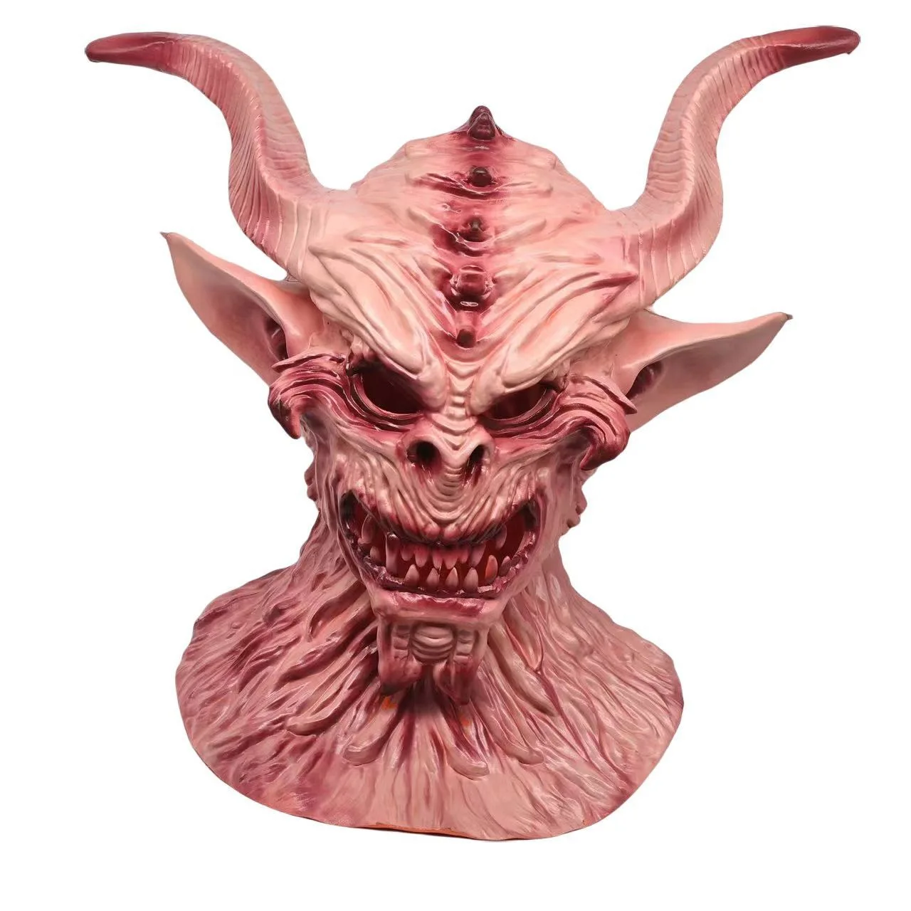 Nuovo Halloween Mouthless Mostro Demone Piranha Maschera Spaventoso Zombie Cappuccio Disgusting Zombie Hood Dress Up Puntelli