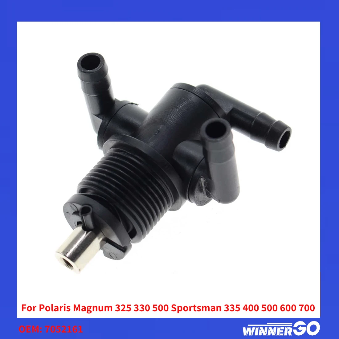 

ATV Fuel Shutoff Valve Shut Off Petcock 3-Way 7052161 For Polaris Magnum 325 330 500 Sportsman 335 400 500 600 700 ATVs Parts
