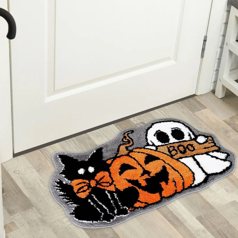 VIKAMA Halloween Carpet - Soft Home Decoration With a Spooky Atmosphere. Suitable For Bedrooms And Entrance Halls. view 3