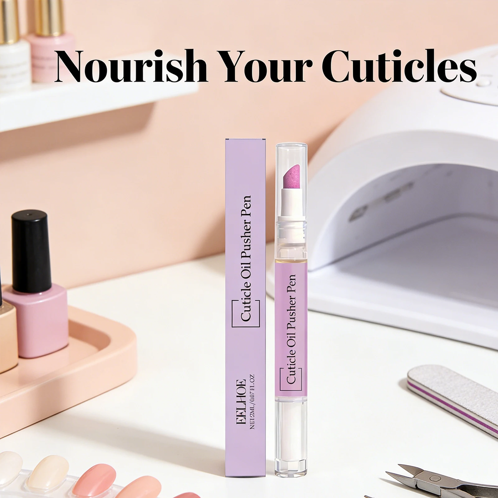 Nail Nourishing Pen Exfoliating Repair Damaged Nail Soothing Skin Quick Drying Lasting Moisturizing Cuticle Care Oil Pusher Pen
