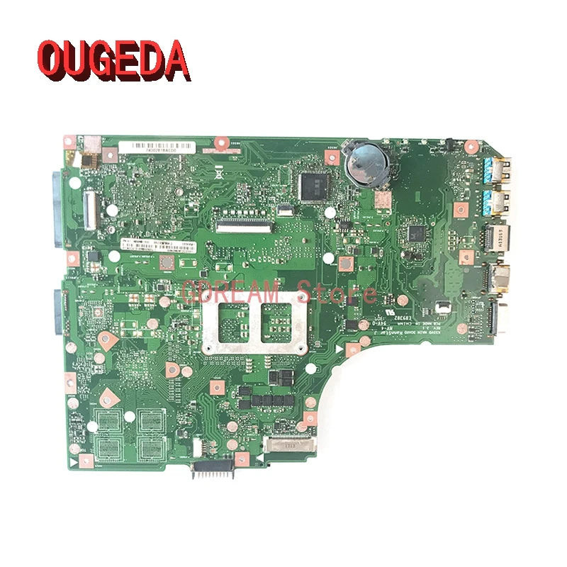 OUGEDA K55VD For ASUS K55VD A55V R500V K55V A55VD Laptop motherboard DDR3 PGA 989 Main board full test