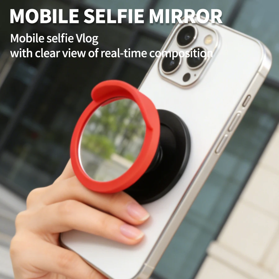

Магнитное зеркало для селфи Apple MagSafe для телефона, широкоугольное зеркало для селфи на заднюю камеру, для iPhone 17, 16, 15, 14