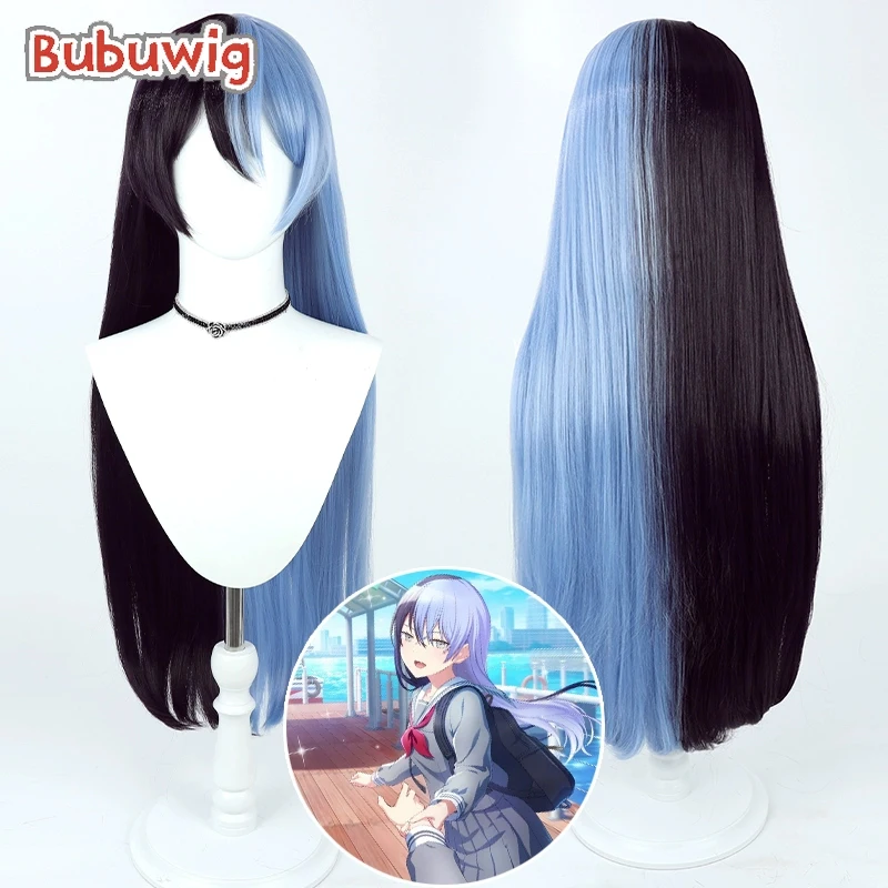 

Bubuwig Synthetic Hair Aoyagi Toya Cosplay Wigs Project Sekai: Colorful Stage feat. 90cm Long Blue And Black Wig Heat Resistant