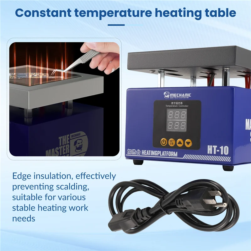 A20F-MECHANIC HT-10 Интеллектуальный нагревательный стол с постоянной температурой, материнская плата для ремонта телефона, печатная плата