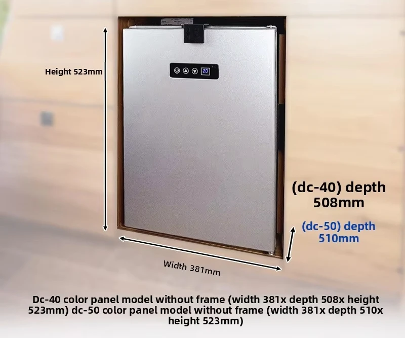 marine special ACE model OLIVER embedded car refrigerator 24V compressor refrigeration RV