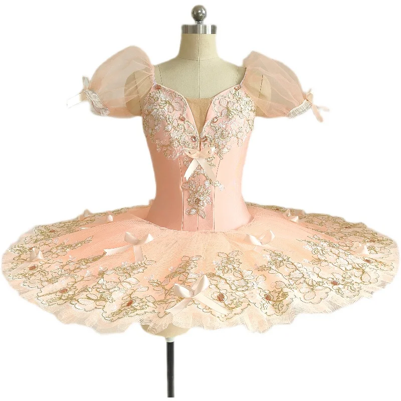 Robe de Ballet pour filles et enfants, Tutu classique professionnel pour filles, lac des cygnes, Pancake, Tutu, Costumes de danse de fête