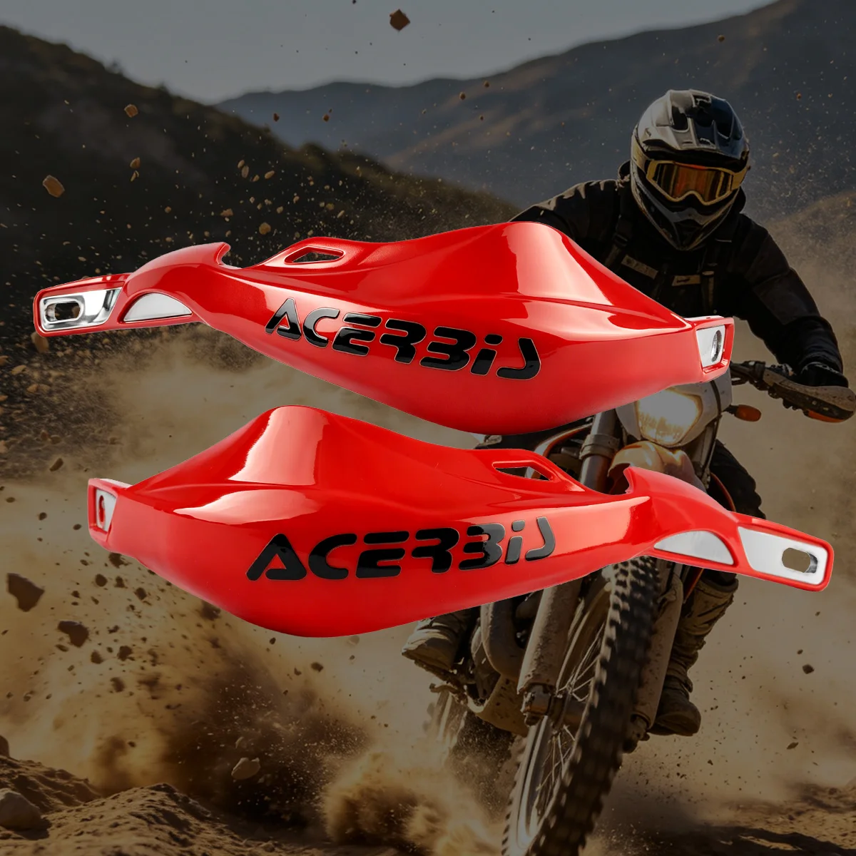 Motorrad-Handschutz, Lenker-Schutz, Windschutz und Stoßschutz für KTM, Honda, Yamaha YZ, Suzuki, Pit Dirt Bike.