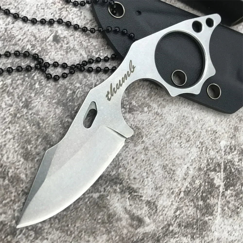 

NEW Tactical Pocket Mini Necklace Fixed Knife Lightweight Portable Outdoor Survival Knives EDC Multi Tool With ABS Scabbard Gift