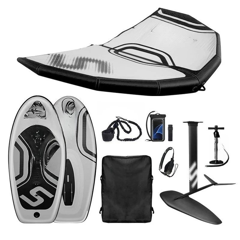 

For outdoor skiing, surfing and skateboarding, a wind wing set specially developed for beginners