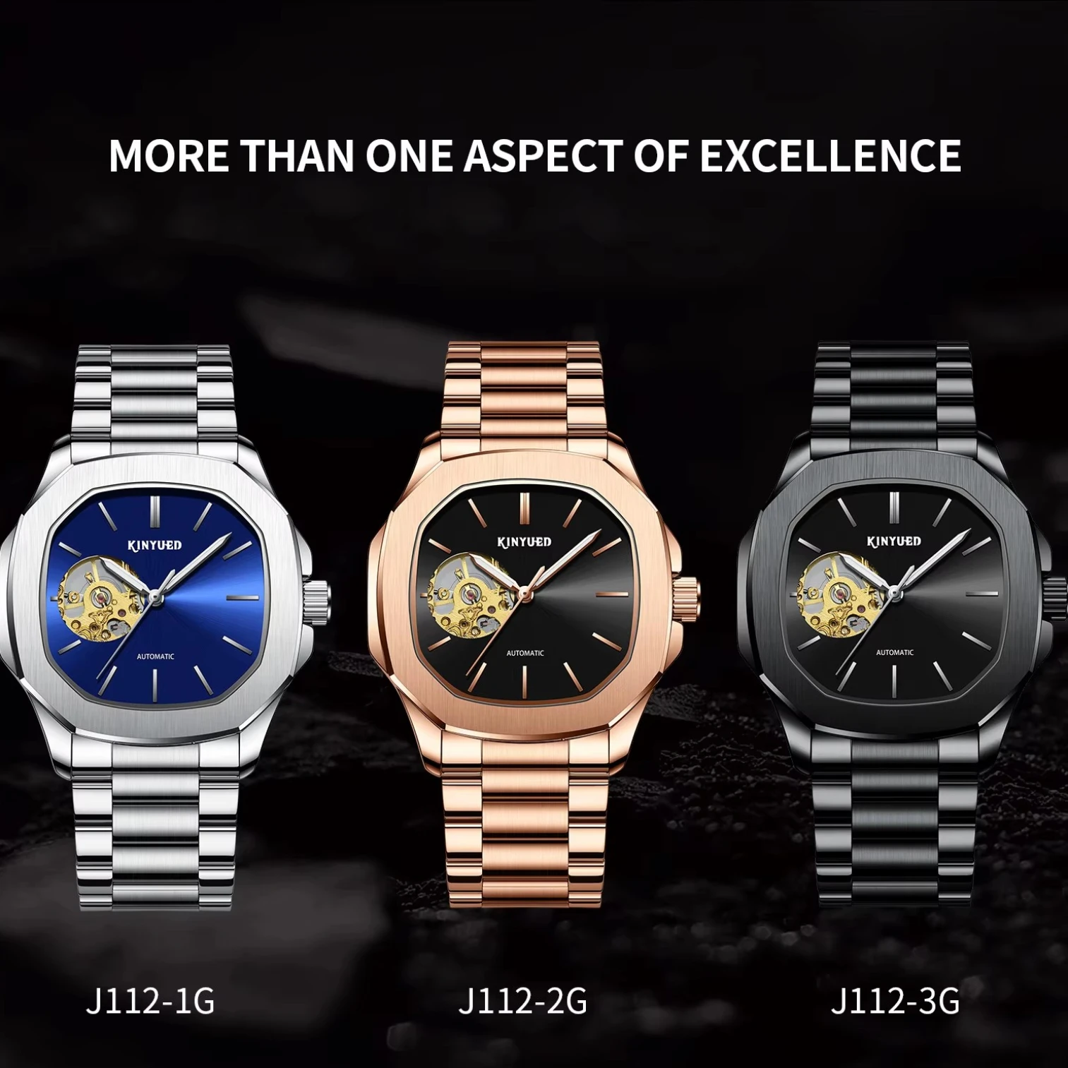 Rare Mens Automatic Man Watches Luxury Men Mechanical High-End Watch Dress Waterproof Wristwatch Original Uhr Wrist Timepiece