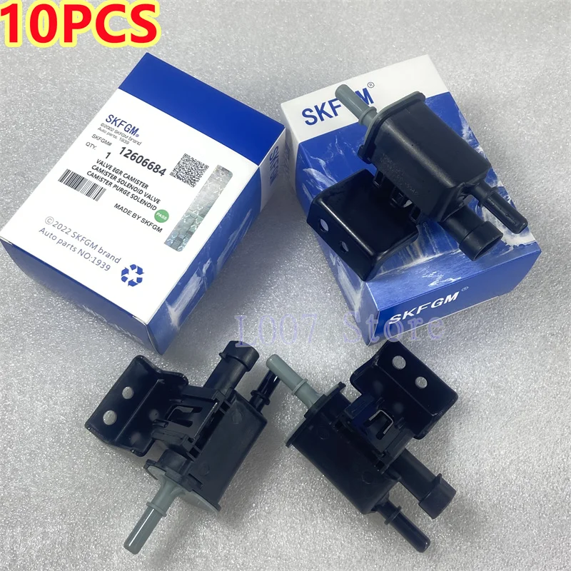 

10PCS NO: 12597567 Carbon Canister Solenoid Valve For GMC Chevrolet Malib Buick GL8S New Regal New Lacrosse 2.4L Saab 12606684