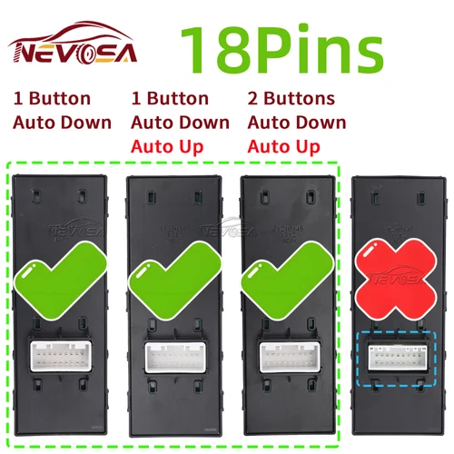 Imagen 2 del producto 93571-D9000 para Kia Sportage 2017 2018 2019-2021 controlador principal izquierdo interruptor de Control de vidrio de ventana eléctrica 93571-D9050