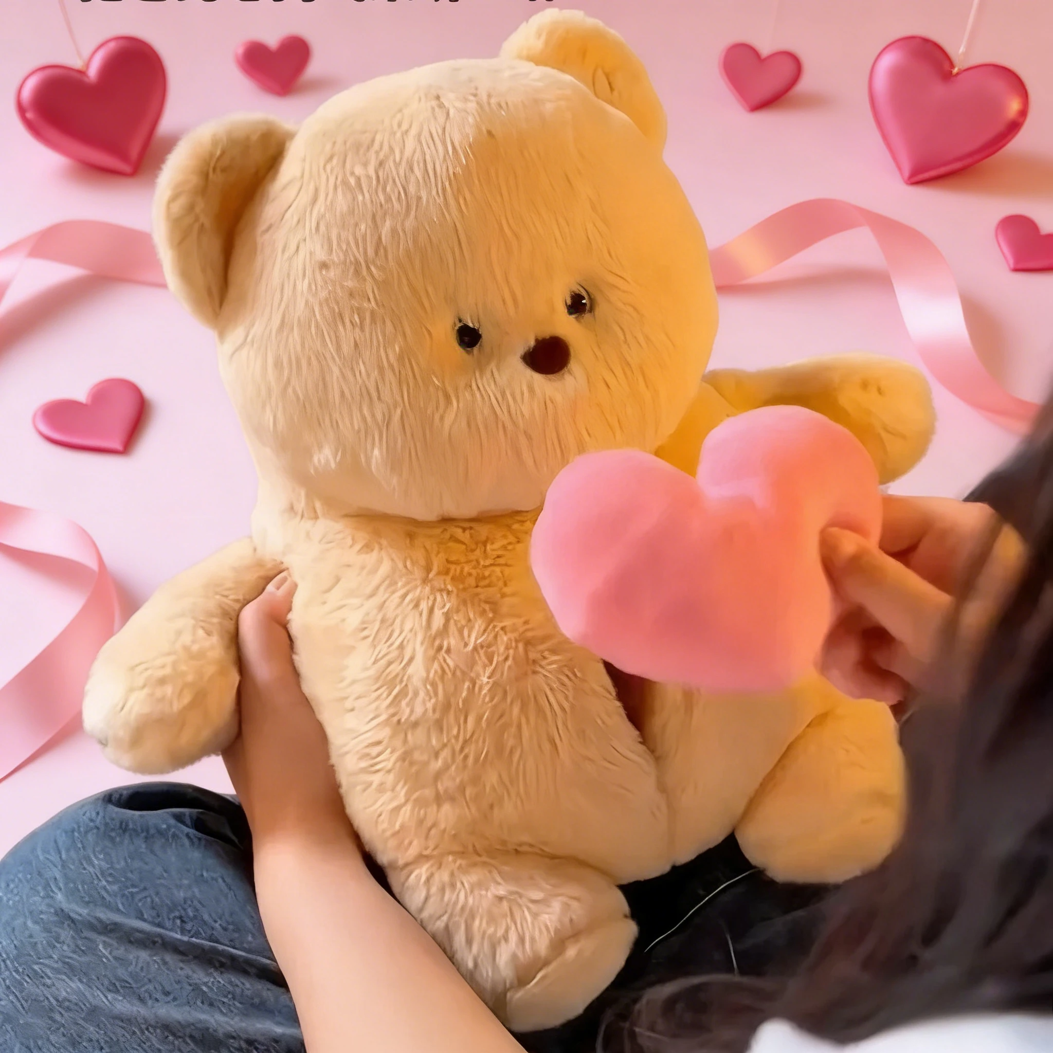 Plush Confession Bear Talking Doll Hidden Recording Stuffed Animal Super Soft Bear Companion Toy Sleeping Gift