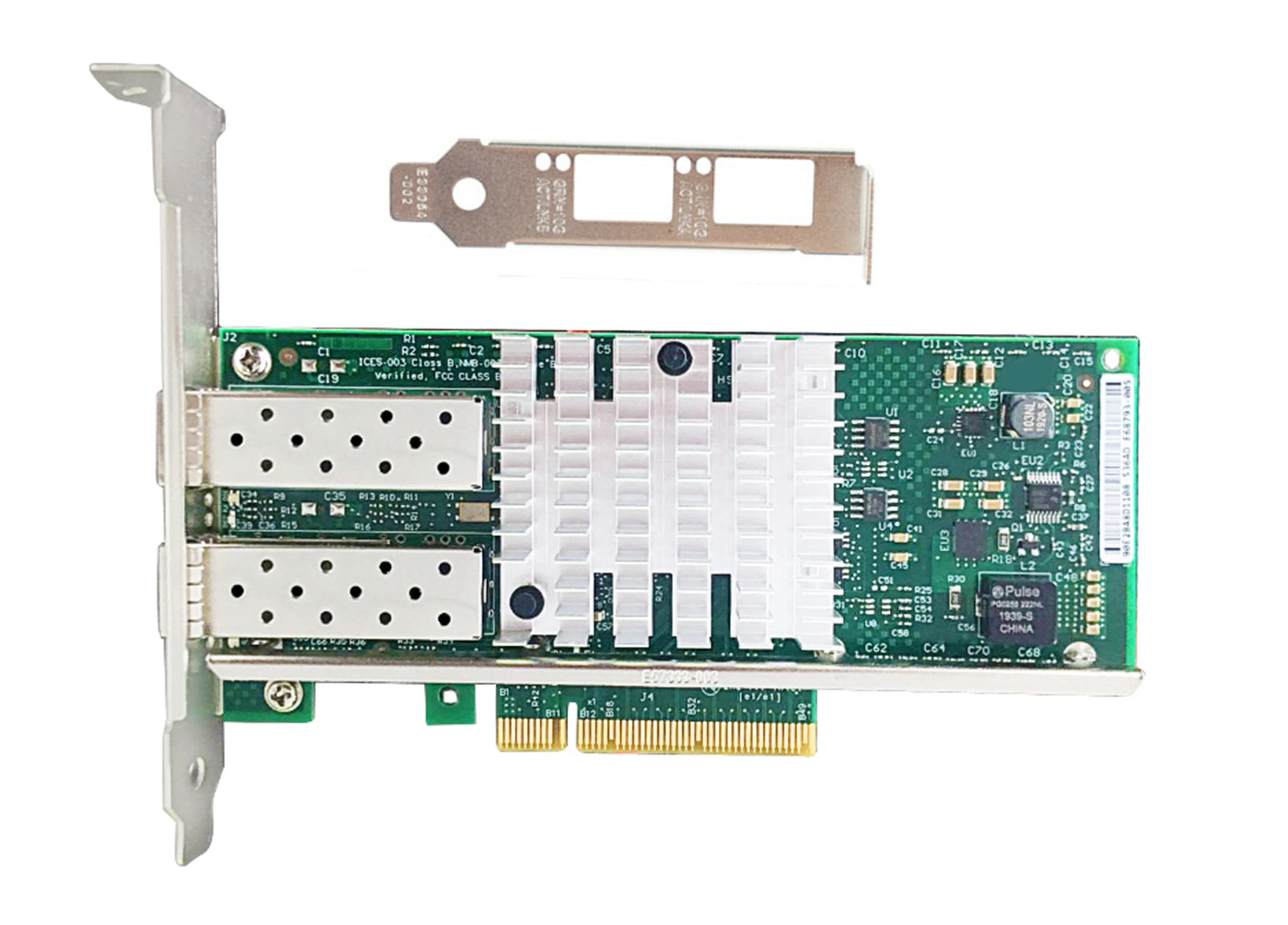 Tarjeta de red Ethernet convergente de 10Gb, X520-DA2 Dual FPS + Puerto PCI-E x8,x16 NIC, adaptador LAN compatible con Windows Server, 7/8/10/VMware