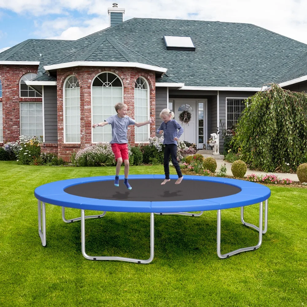 

10FT Trampoline Replacement Safety Pad Universal Trampoline Cover Blue
