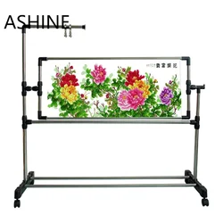 Adjustable Stainless steel &Plastic Stand Desktop Embroidery Frame Cross Stitch Sewing Craft Tool  Chinese Cross Stitch Kit