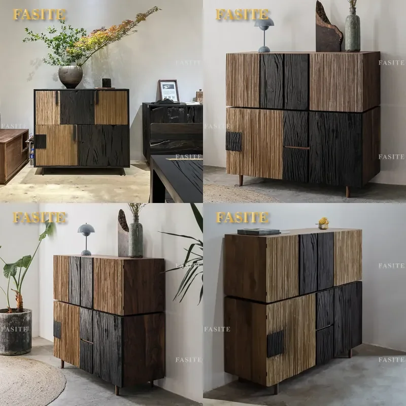 For Entryway Side Cabinet Decorative Storage Console Table Foyer Furniture Modern Narrow Hallway Organizer Shelf Home Decor