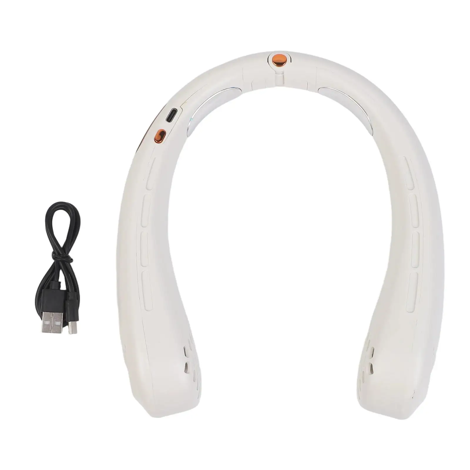 

Мини-подвесной вентилятор для шеи, портативный безлопастной вентилятор для шеи, воздушный охладитель, цифровой дисплей, перезаряжаемый кондиционер, шейный вентилятор