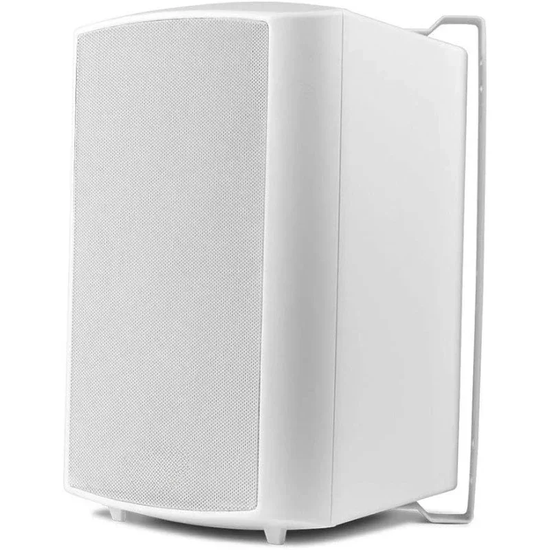 8" Outdoor Patio Speaker Pair 180W, Weatherproof IP54 Rated Aluminum Grilles, White AP840