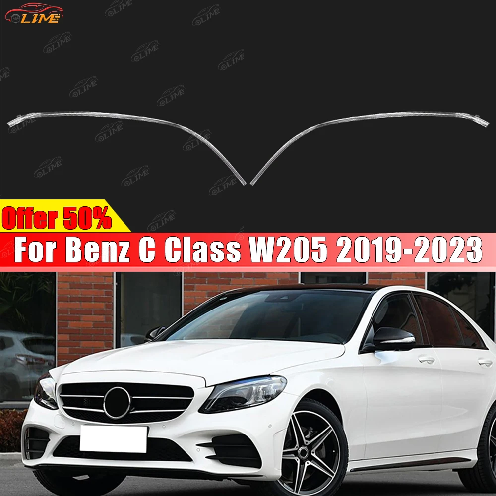 

Подходит для Mercedes-Benz C-класса W205 2019-2023: Световодная трубка для дневных ходовых огней, световод для фар, автомобильная подсветка салона