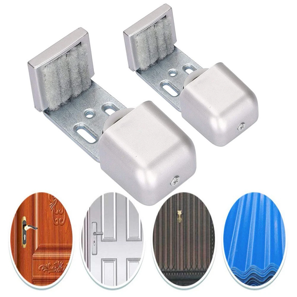 Adjustable Swing Stop Anti-shaking Door Stop Barn Door Floor Guide Roller Wall Mount Bottom Stay Sliding Hardware