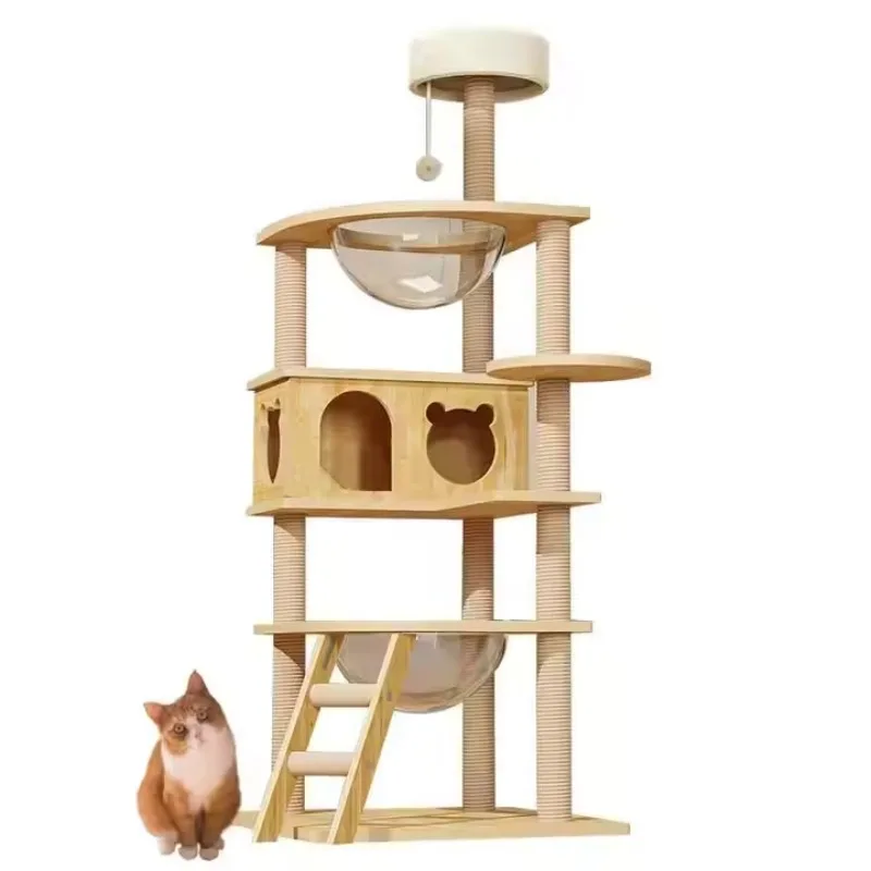 Modern Natural Cat Tree Simple House Furniture