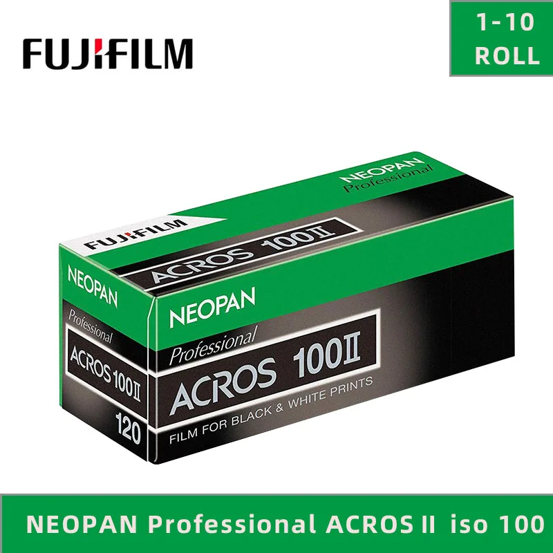 1/3/5/10 PC Fujifilm NEOPAN Acros Ⅱ iso 100 Films 120mm Film for Black and White Professional Prints 36 Sheets/Roll