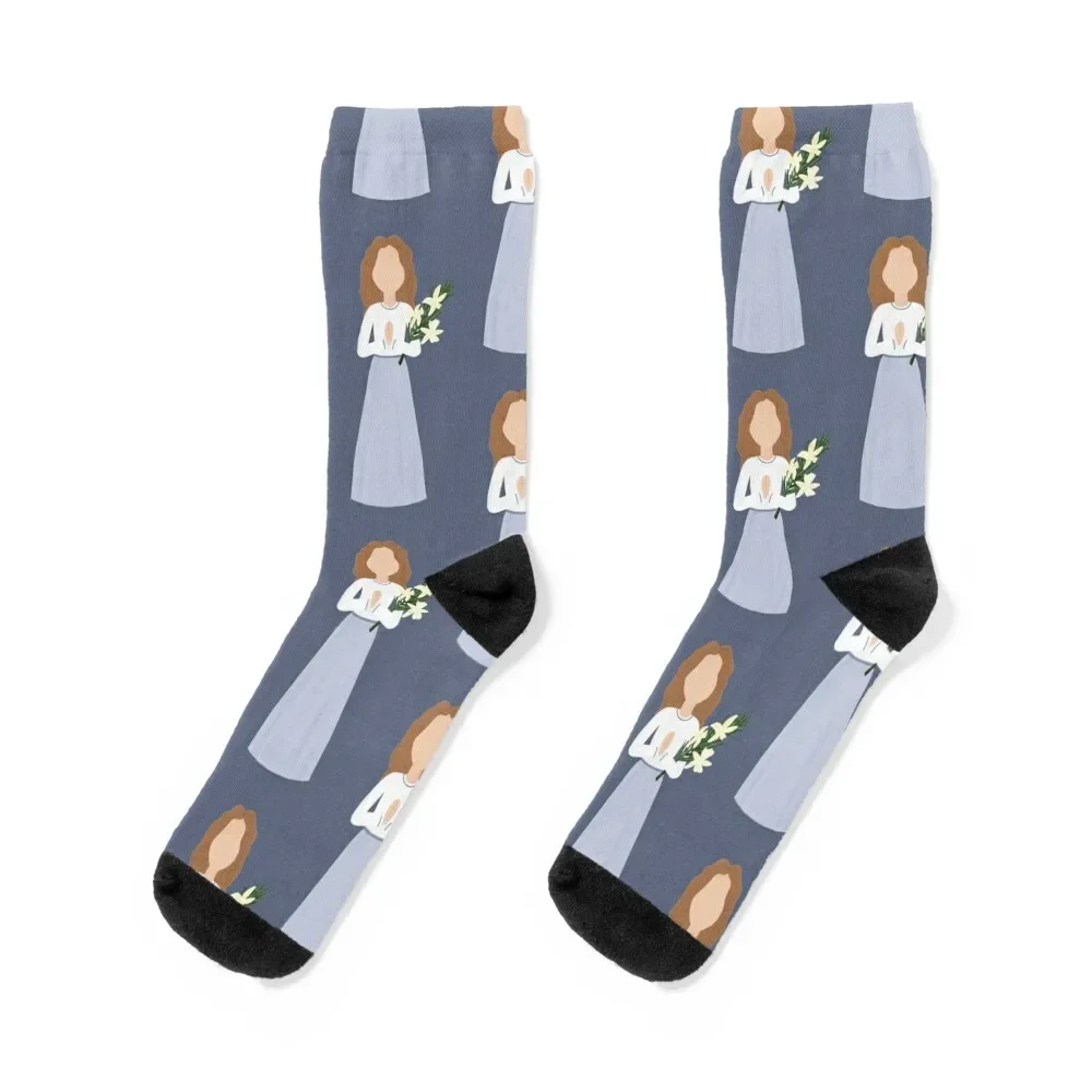 

Saint Maria Goretti Socks japanese fashion winter gifts custom sports Mens Socks Women's