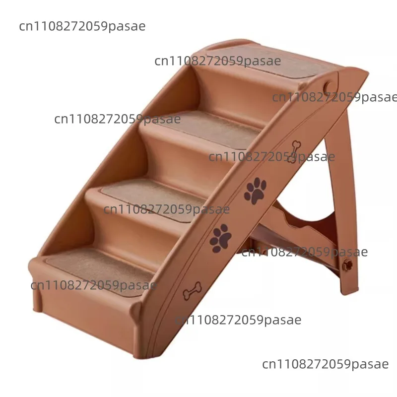Dog Stairs Folding Bed Sofa Ladder Small Dog Cat Ladder Plastic Non-slip Household Climbing Steps