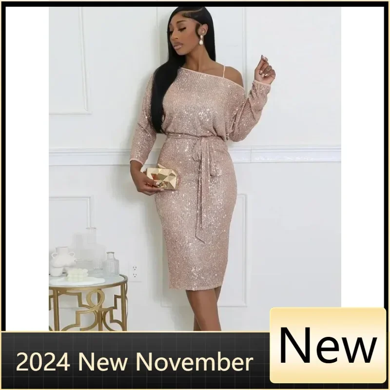 

Customized African Glitter Dresses For Women Vetement Dashiki Abaya Midi Dress Africa Clothes Dashiki Ankara Dresses 2025 Spring