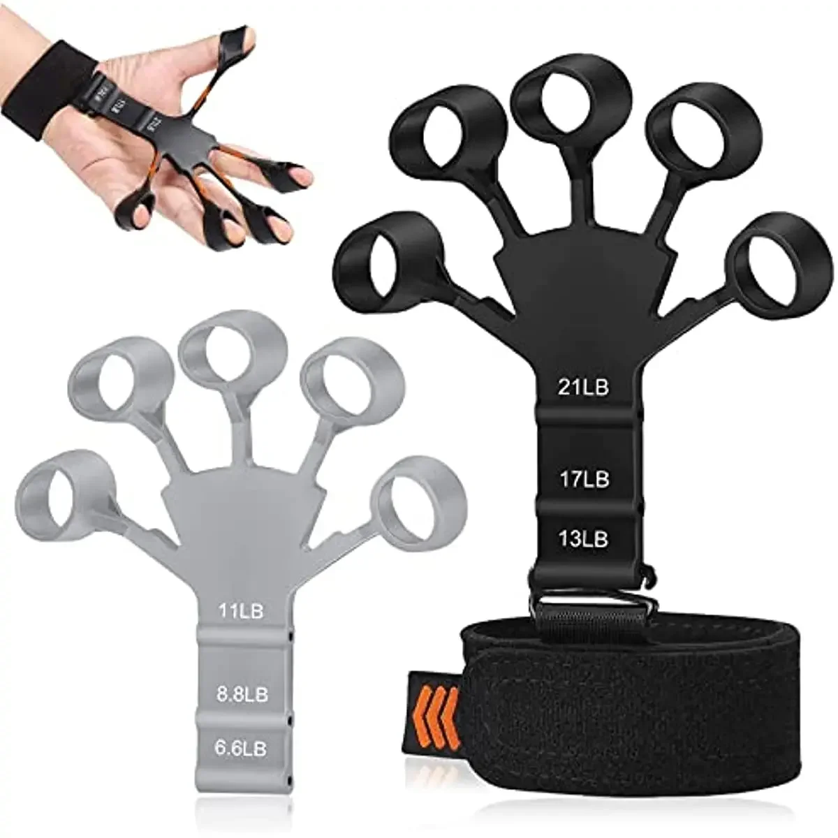 2024 New Finger Grip Guitar Exerciser Strength Trainer Stretcher Rehabilitation Physical Equipment Patient Hand Strengthener