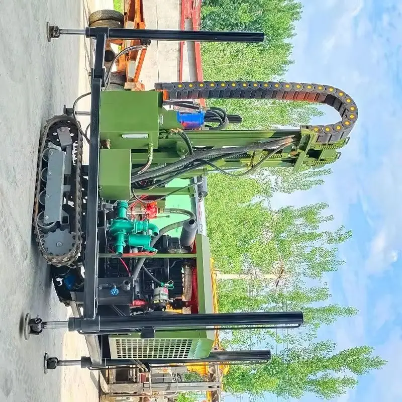 جهاز حفر آبار المياه المخصص جهاز الحفر الهيدروليكي ثقب دوار جهاز الحفر 200 متر