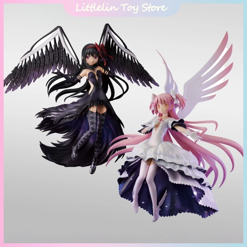 

Genuine Puella Magi Madoka Magica Anime Akemi Homura Kaname Madoka Action Figures Collect Model Bandai Decor Toys Birthday Gift