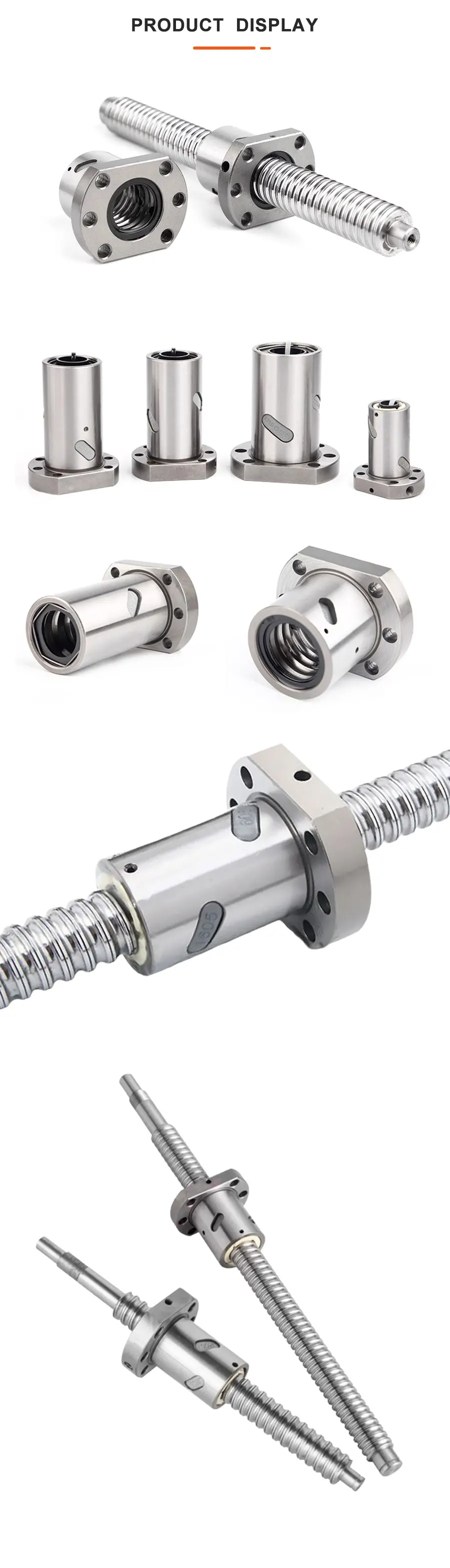 1 Satz RM3210 Kugelumlaufspindel 32 mm Rolle SFU3205/3210 200 mm-2000 mm Kugelumlaufspindel C7 gefräst mit BK25BF25 für CNC-Fräser – Detail 10